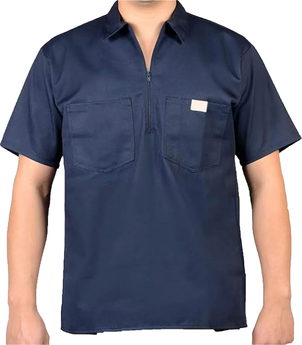 🧥 Short Sleeve 1/2 Zip Work Shirt – Built for Comfort. Made to Last.  🔥 Limited-Time Offer — 60% OFF This Week Only!