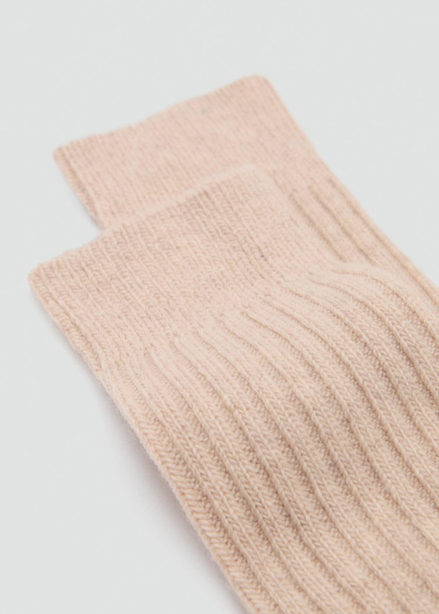 Casual Style Cable Knit Design Socks