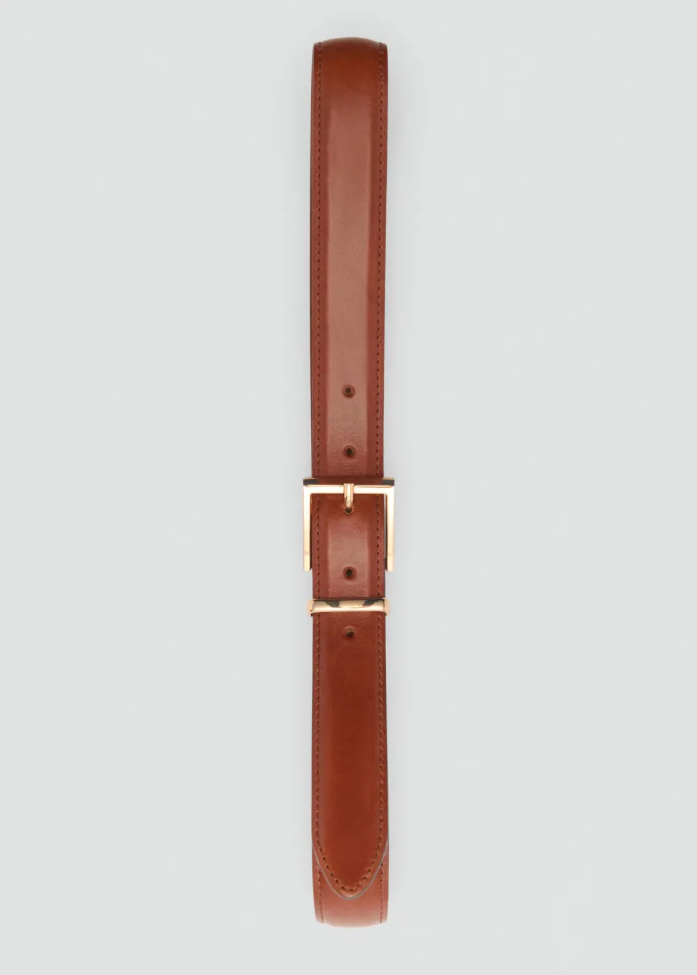 Casual Style Square Buckle Close Belts