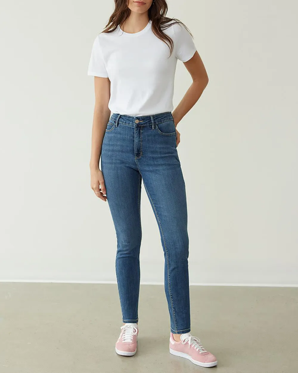 Skinny-Leg High-Rise Jean  Signature