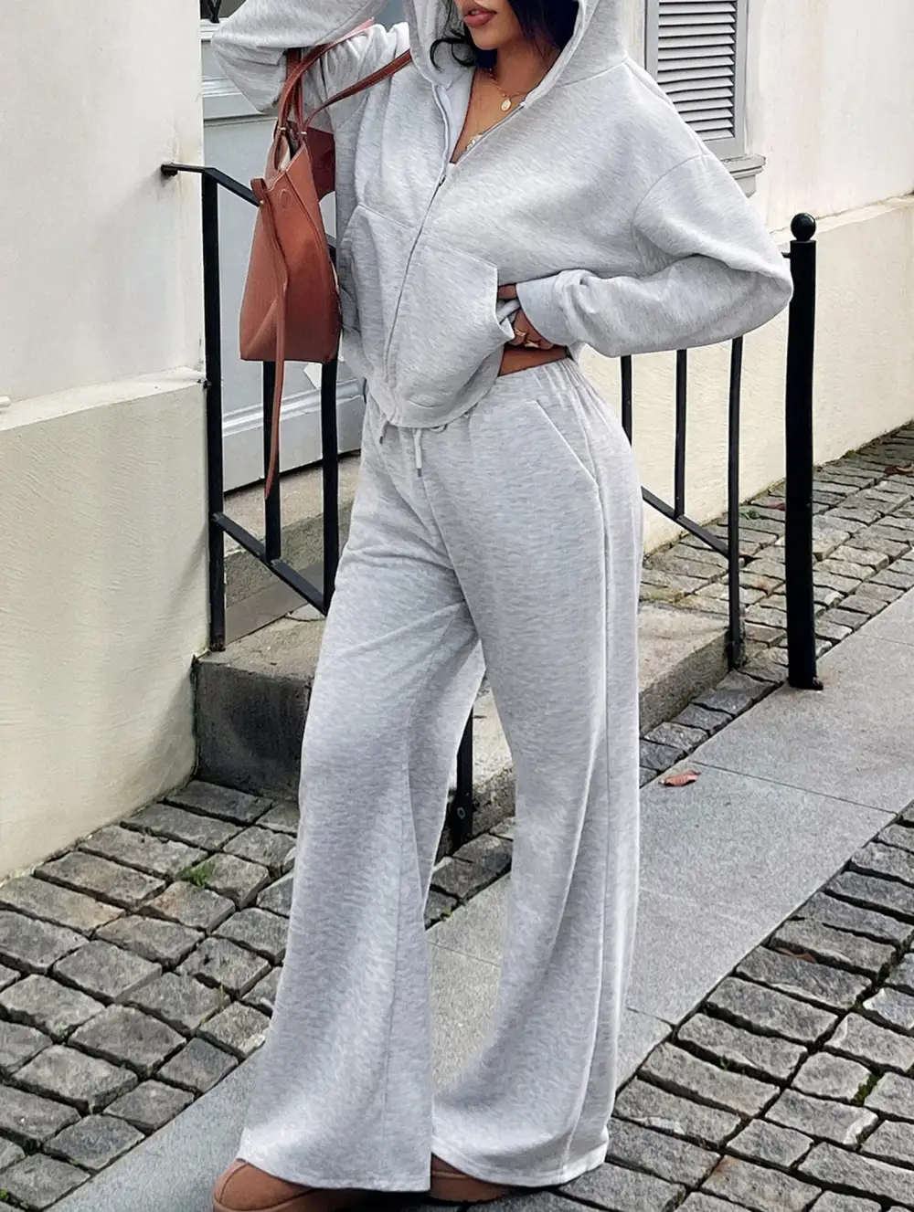 Sports Hoodie Jacket and Pants Set