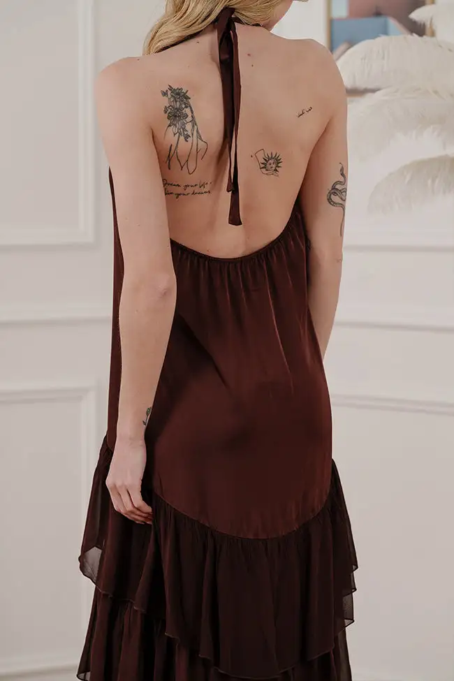 Briar Maxi Tiered Viscose Dress