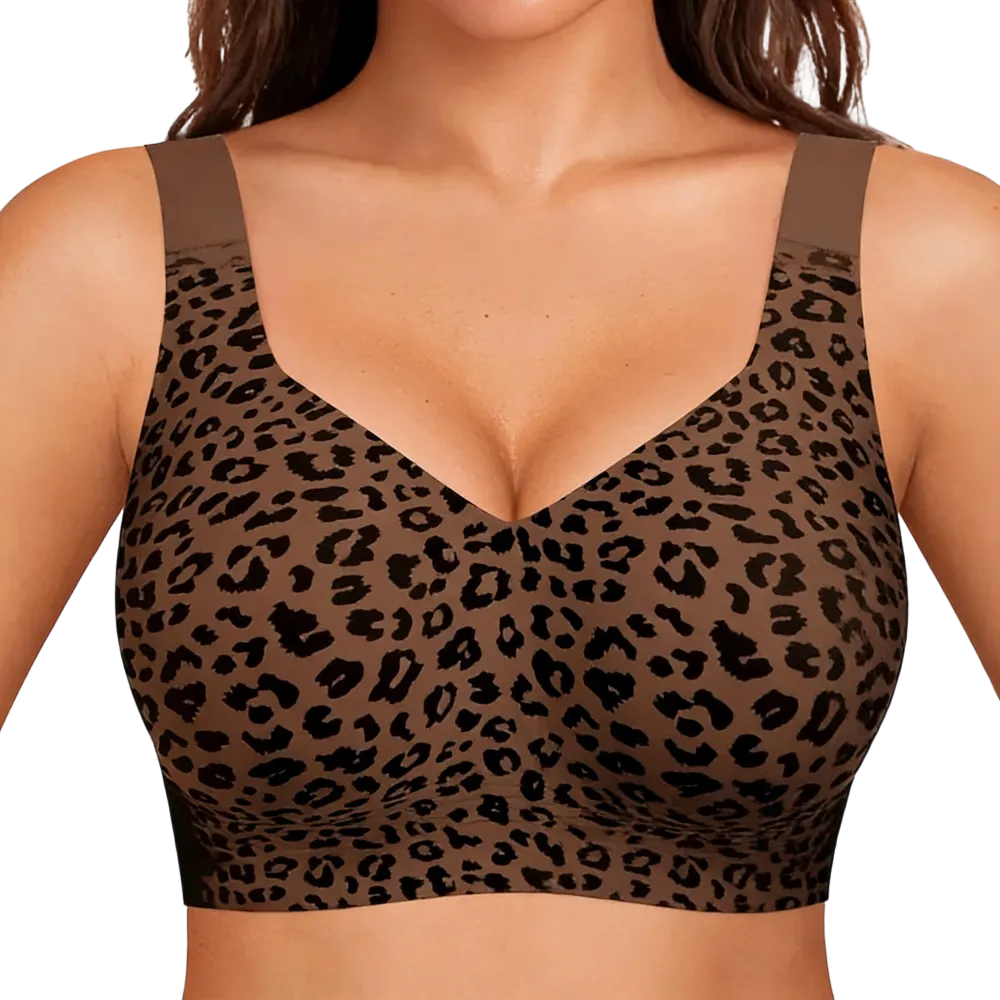 Women Jelly Wireless Womens Comfortable Wireless Bras Push Up Bralettes Seamless Tshirts Bras Deep V Everyday Bras