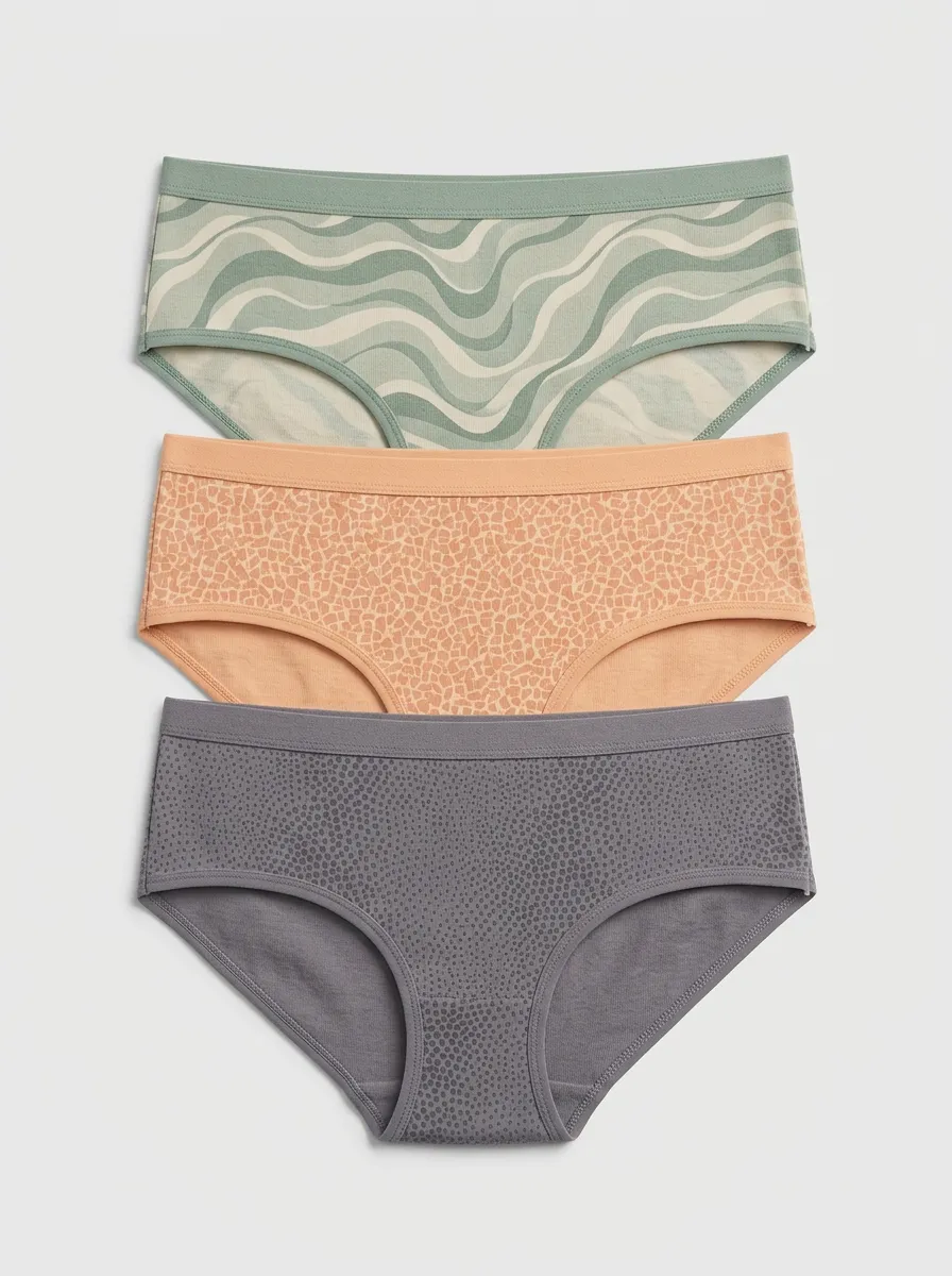 Women's Wavy Animal Print Print 3-Pack Panties