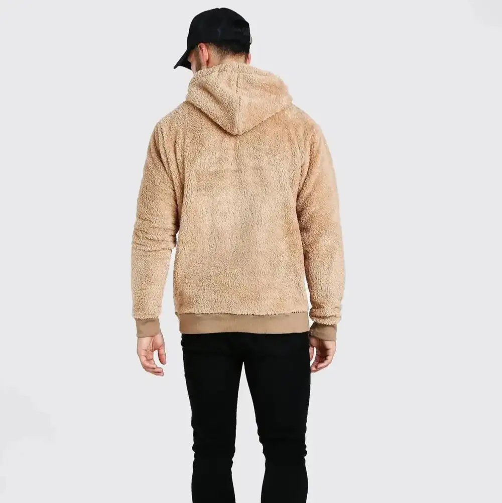 Plush Pullover Hooded Sweatshirt