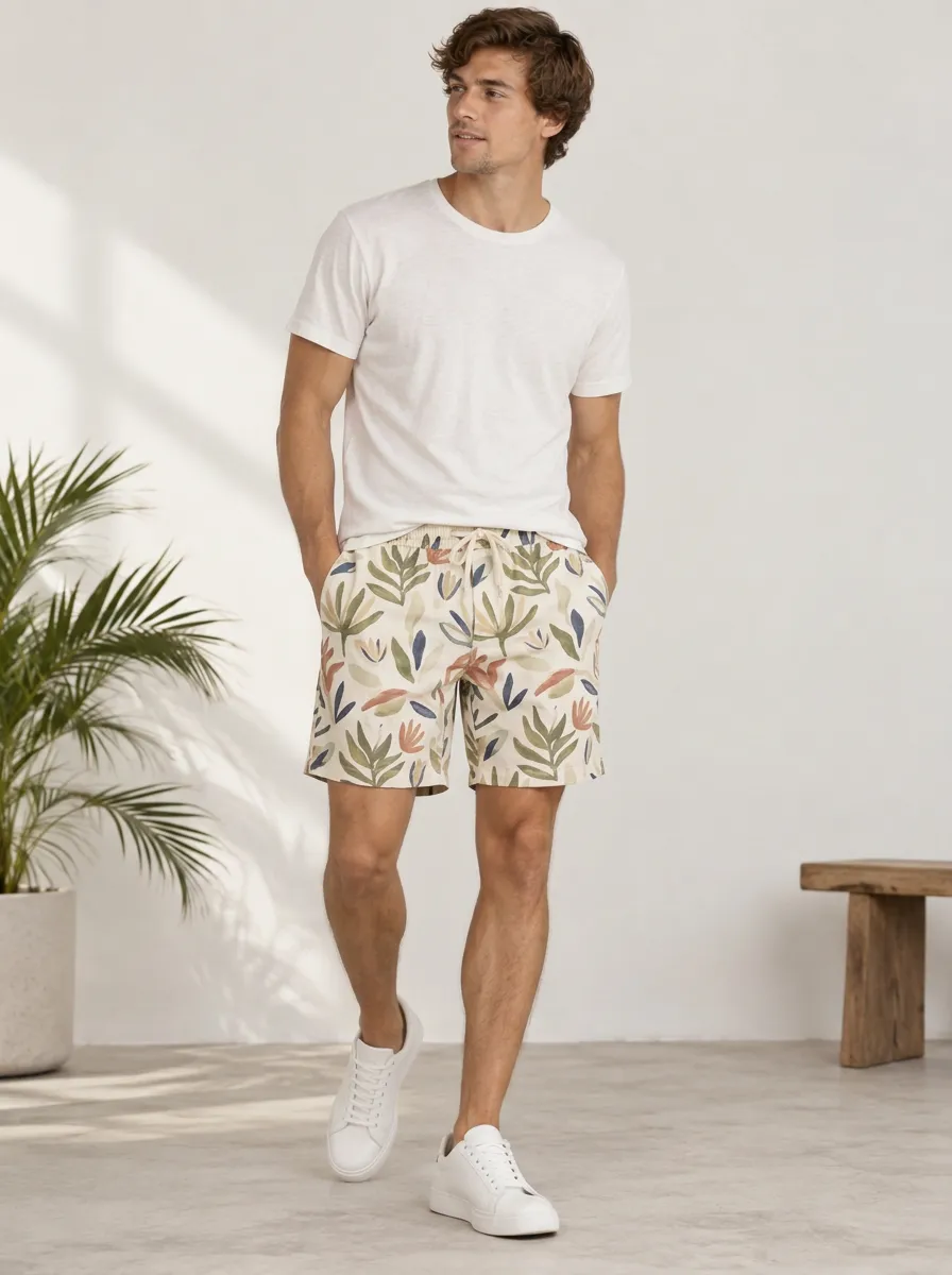 Everyday Style Graphic Print Abstract Print Check Print Men's Printed Casual Pants