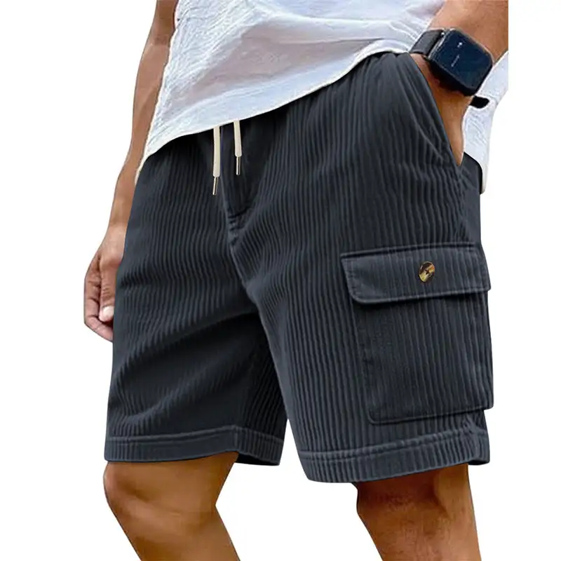 Men's Rugged Cargo Shorts with Roomy Pocket Storage