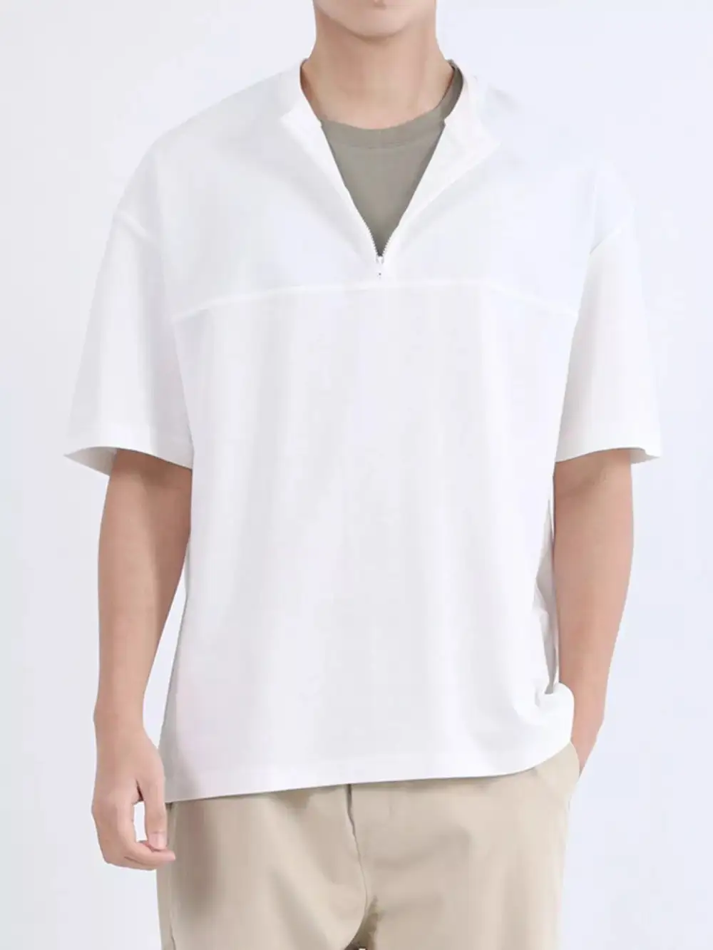 Modern Men's Half Sleeve Top