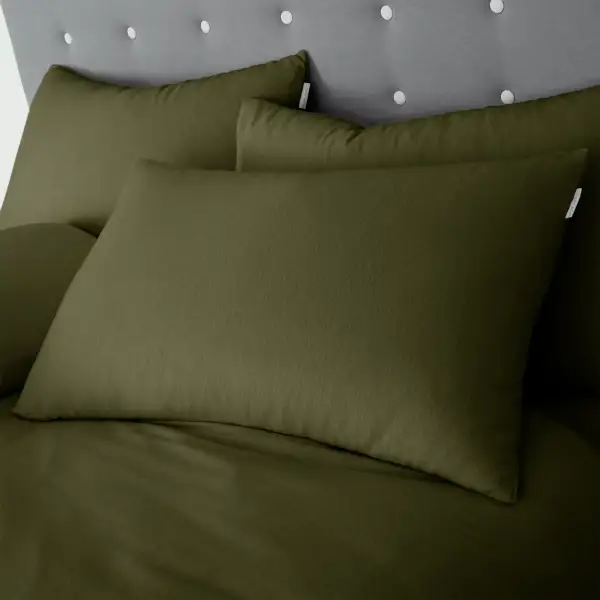 Contemporary Bedroom Printed Brushed Cotton Duvet Cover Set