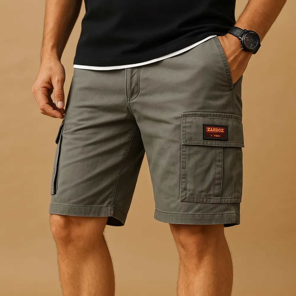 Men's Leisure Cargo Shorts with a Adjustable Waist for Travel and Leisure