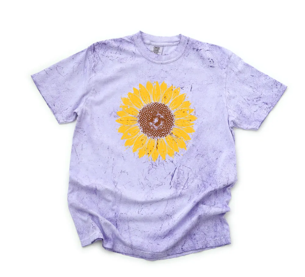 Sunflower Graphic Garment Dyed Tee