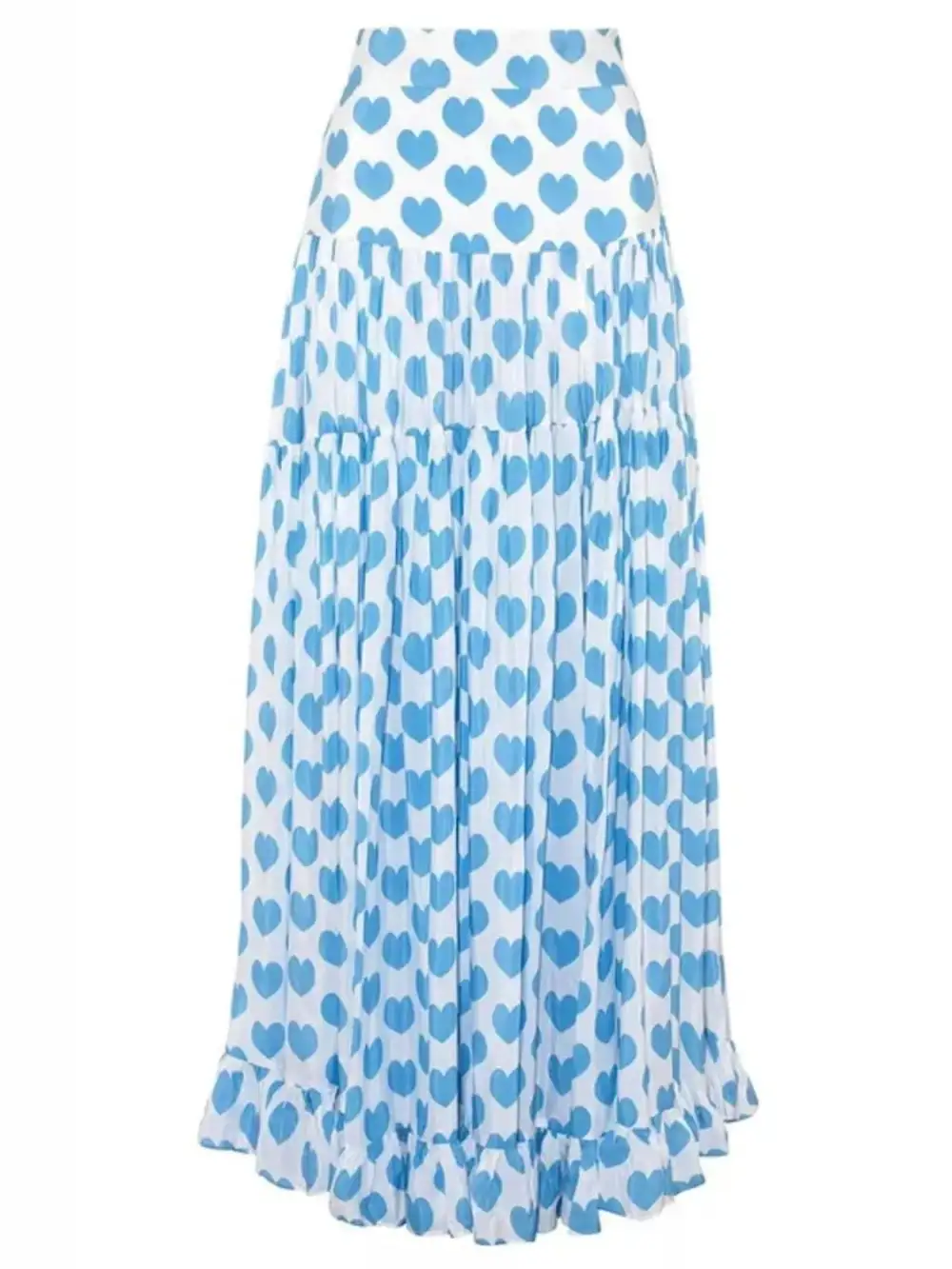 Printed One-Piece Swimwear and Skirt Set