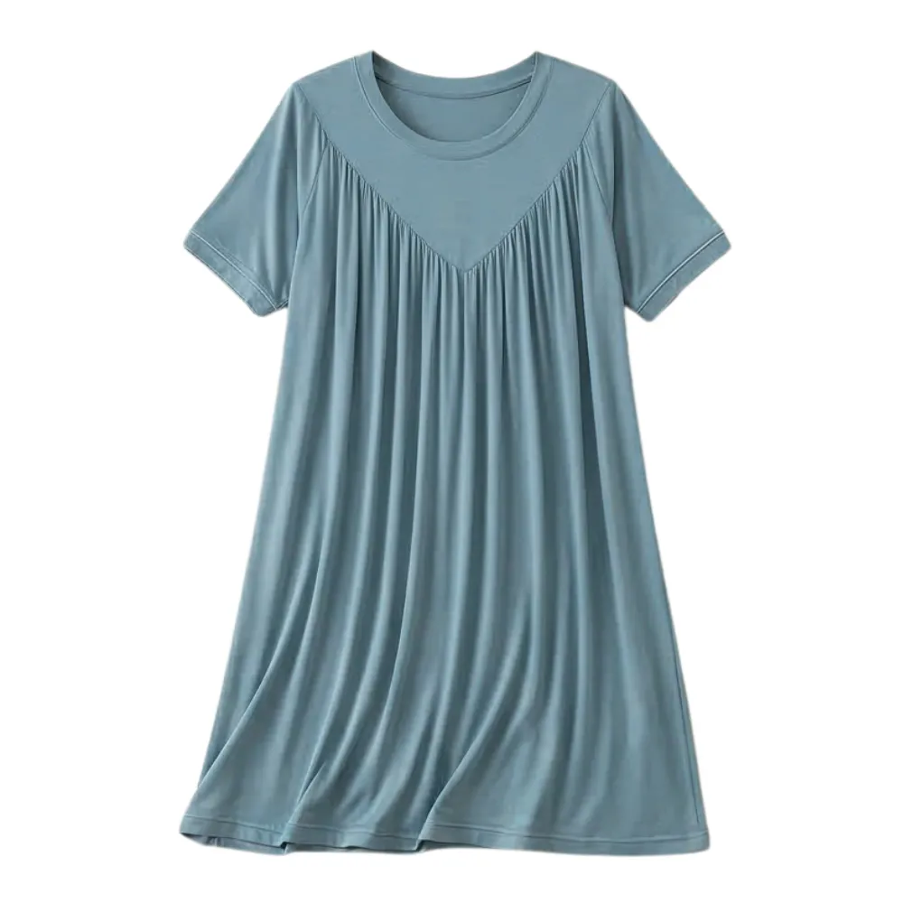 Breathable Modal Sleep Midi Dress