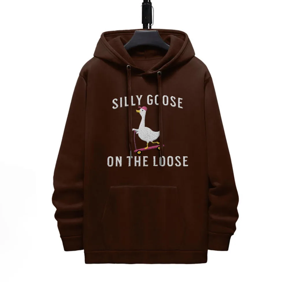 Long Sleeve Loose Pattern Printed Hoodie