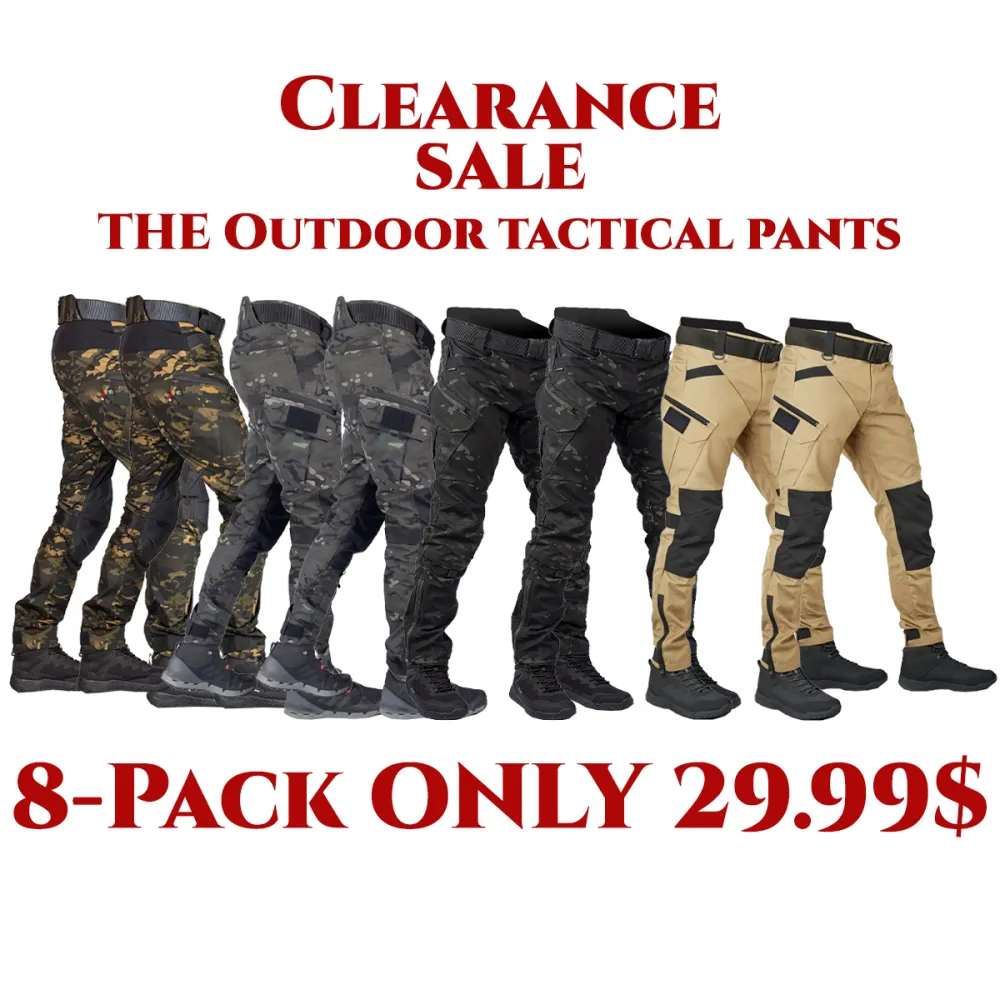 🚨Last Day 49% Off - Men's Military-Grade Tactical Combat Pants - Waterproof and Windproof Outdoor Gear - Heavy-Duty, Tear-Resistant, Built for Action