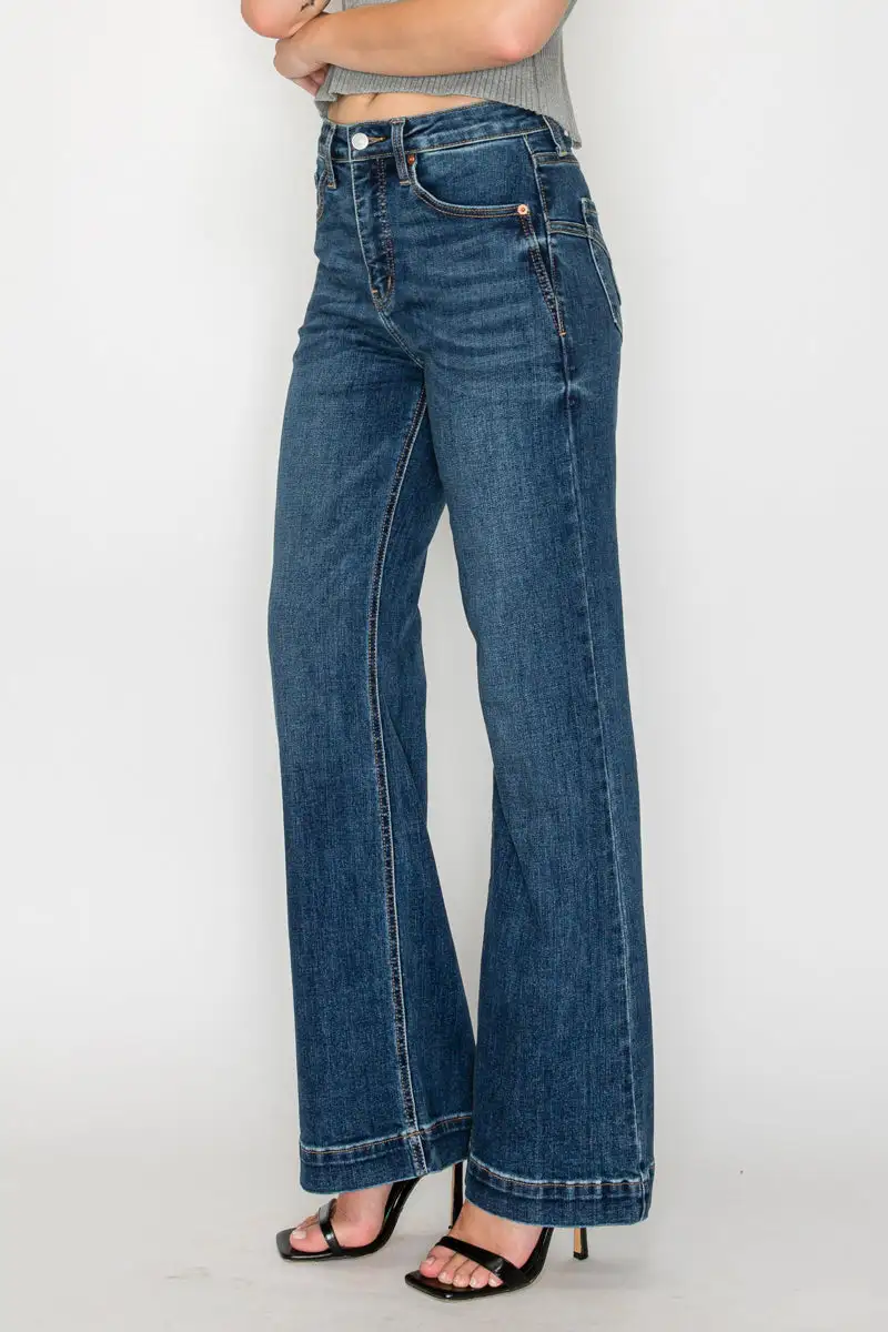 Weekend High Rise Bootcut Flare Denim Jeans
