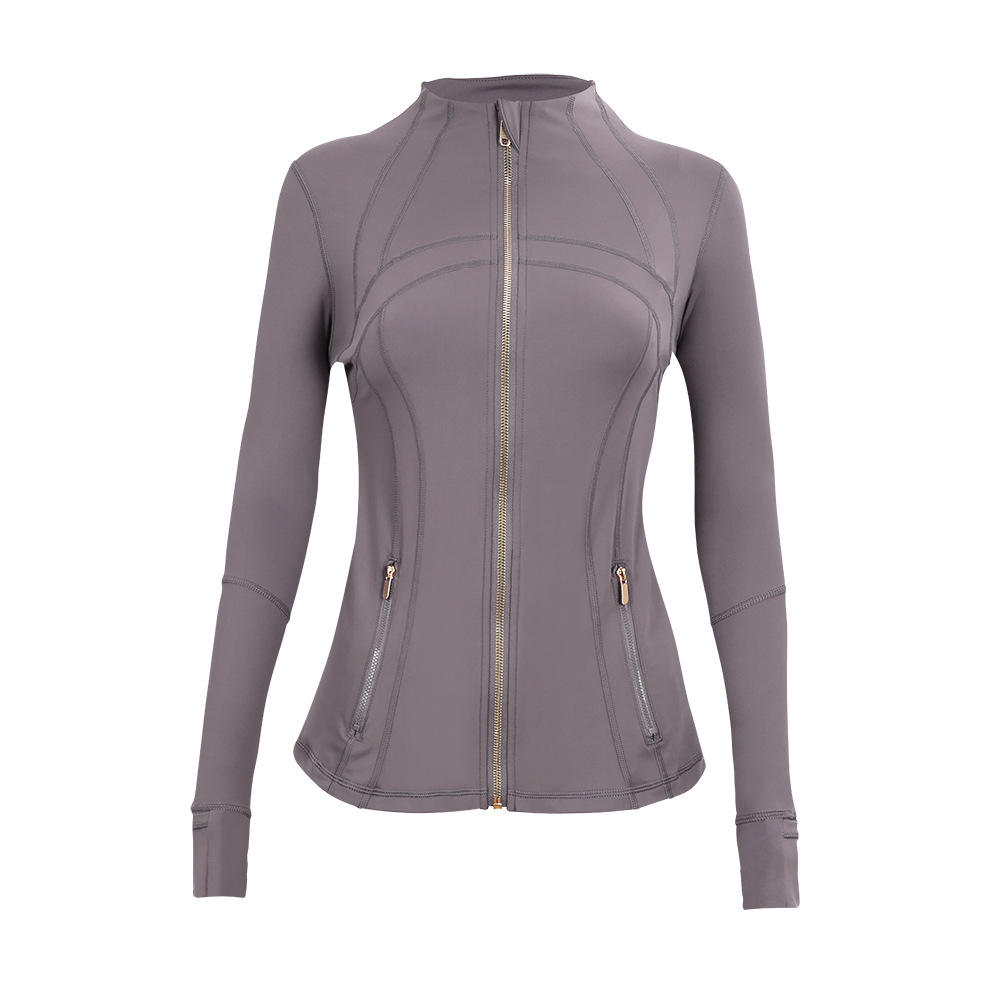 Women’s Quick-Dry Zip-Up Fitness Jacket