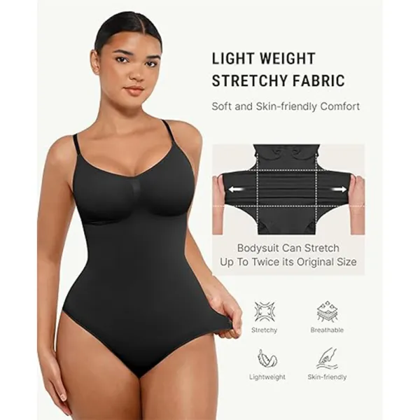 Women's Seamless Slimming Thong Bodysuit Jumpsuit