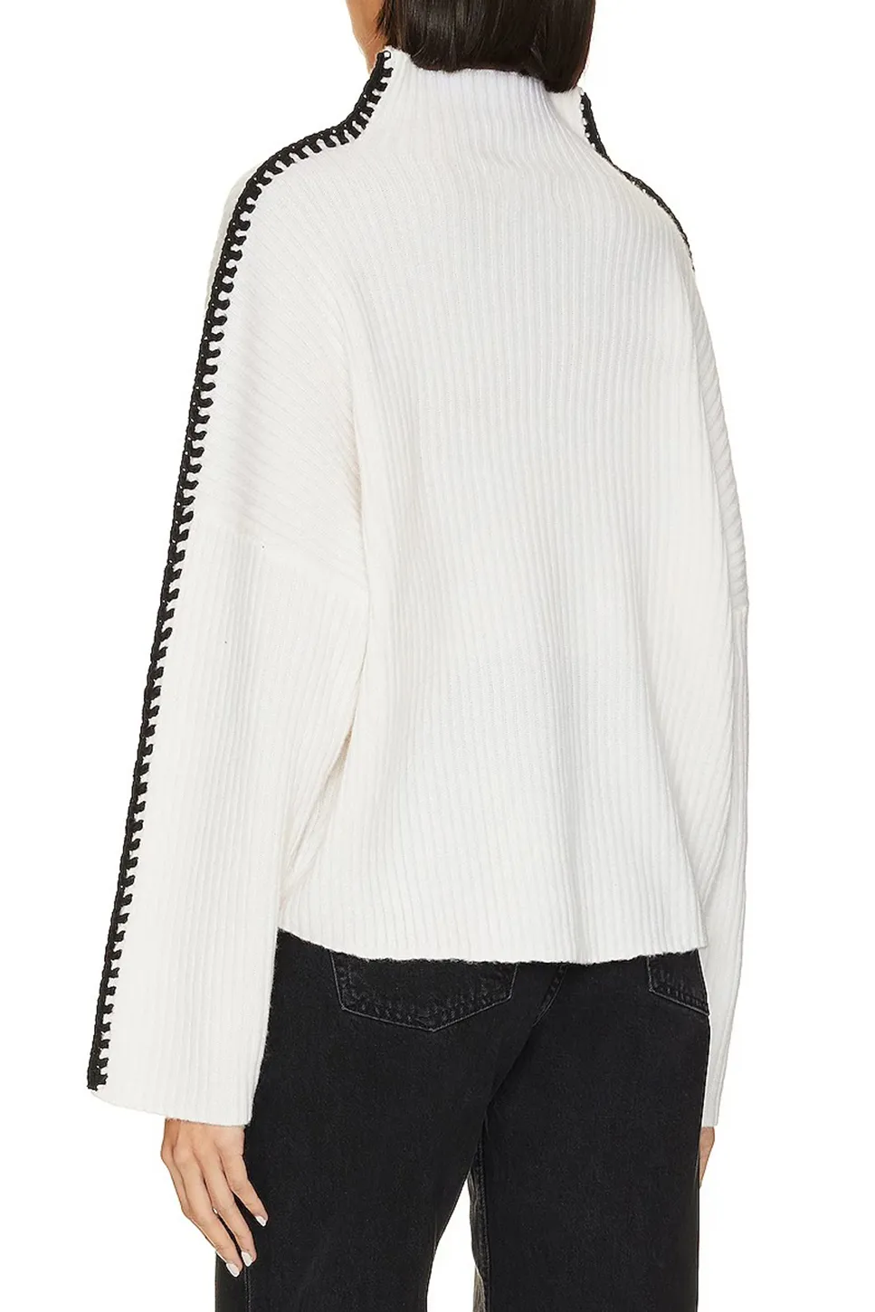 Long Sleeve White Sweater