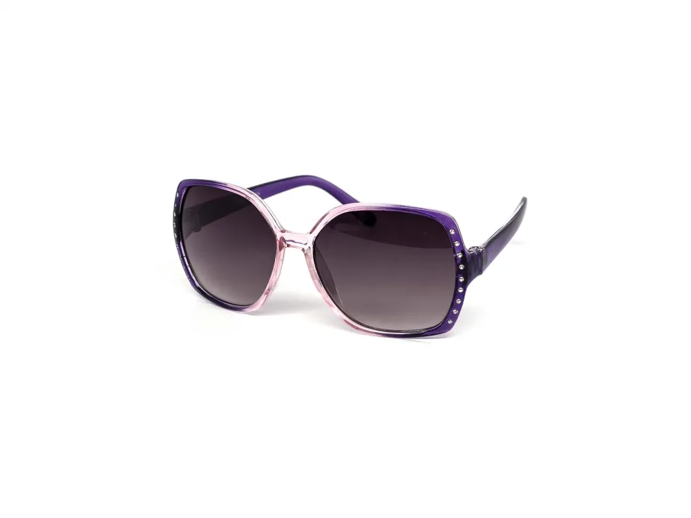 12-Pack Kids Retro Square Gradient Sunglasses