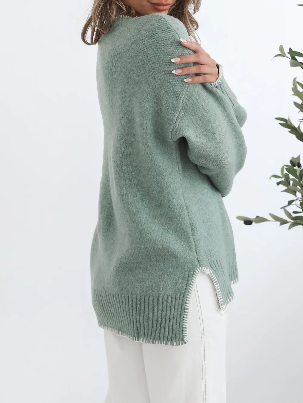 Casual Style Knit Sweaters