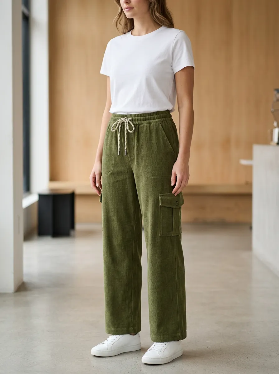 Women's Sport Inspired Cargo Cargo Work Pants