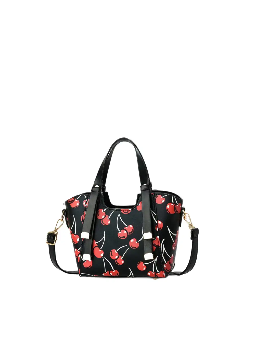Cherry Print Satchel Bag