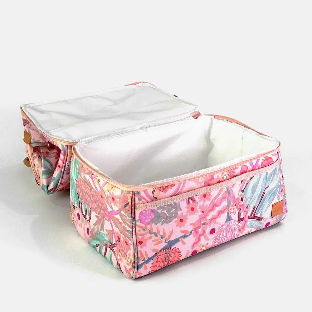 Floral Carry Cooler Bag For Outings