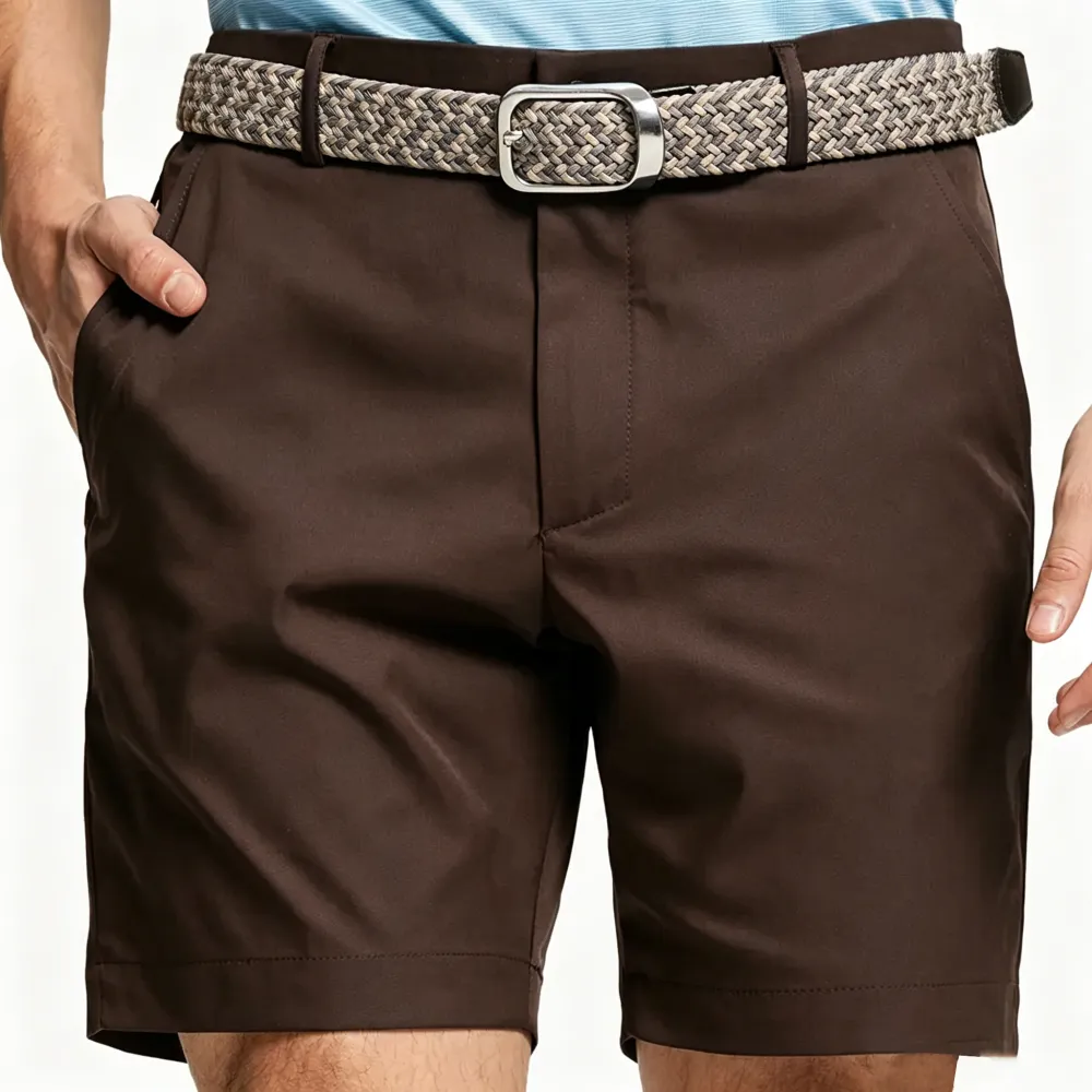 ✨ Quick Dry Golf Shorts | Stretch Waist & Moisture Wicking Fabric