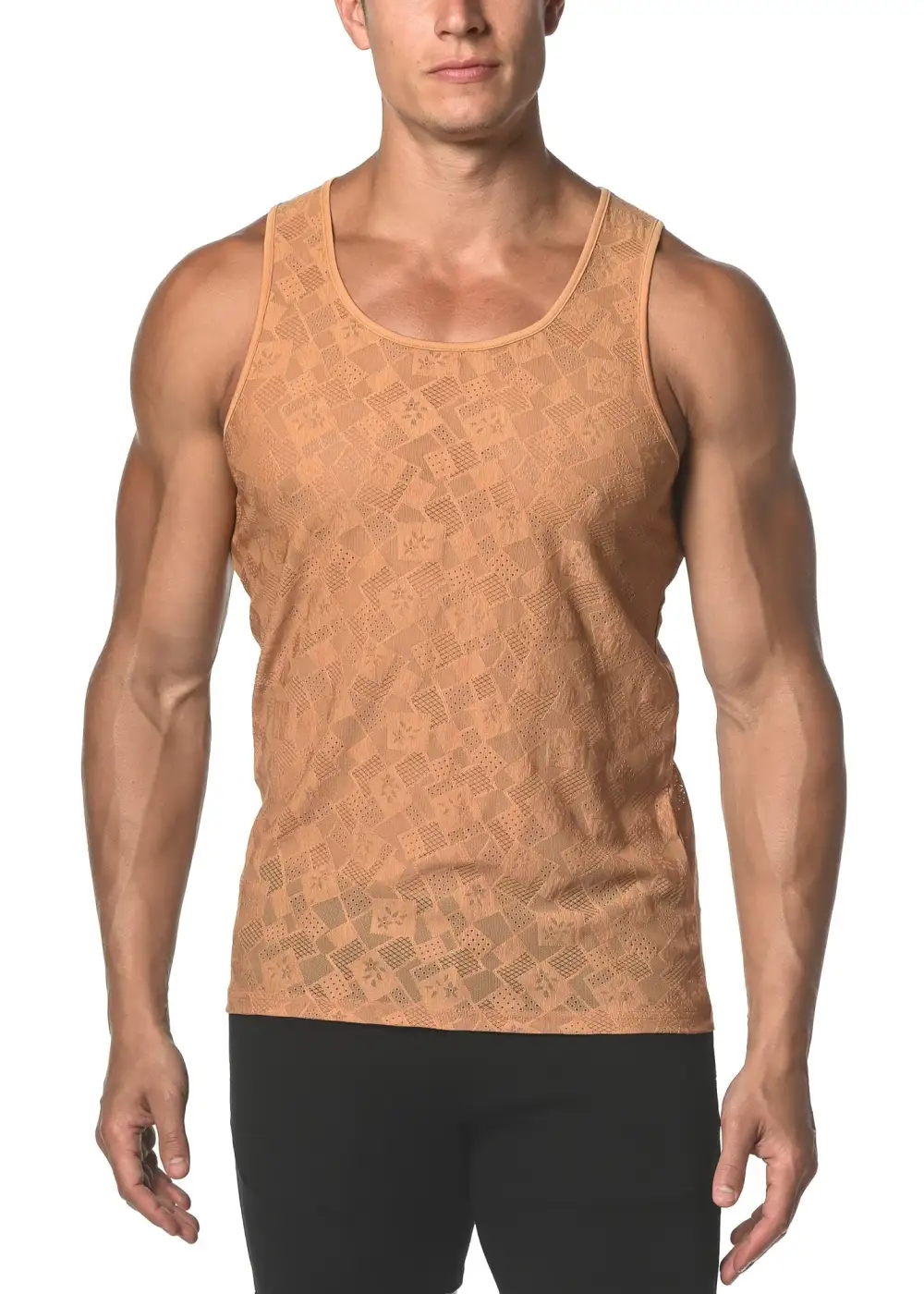 Openwork Sleeveless Tank Top