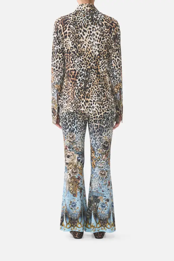 Printed Fitted Jersey Shirt