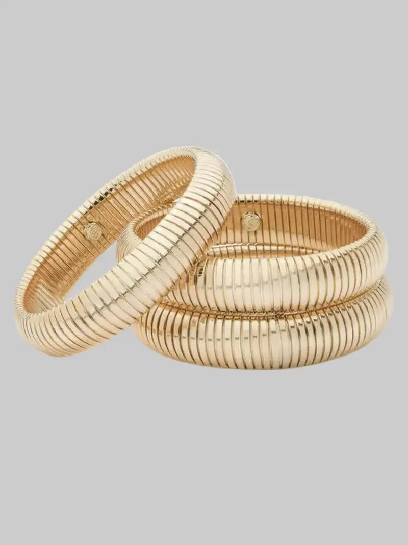 Open Ribbed Bracelet