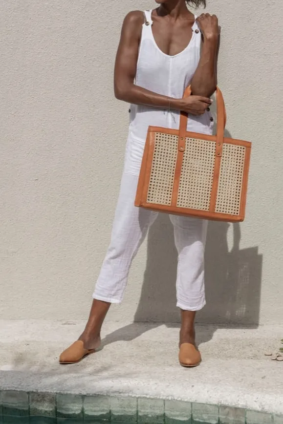 Faux Leather Shoulder Bag