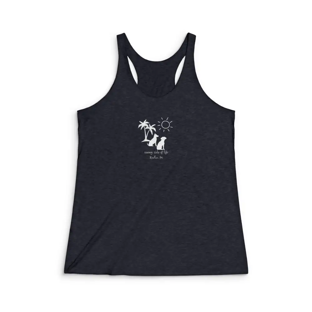 Sunny Dog Graphic Racerback Tank