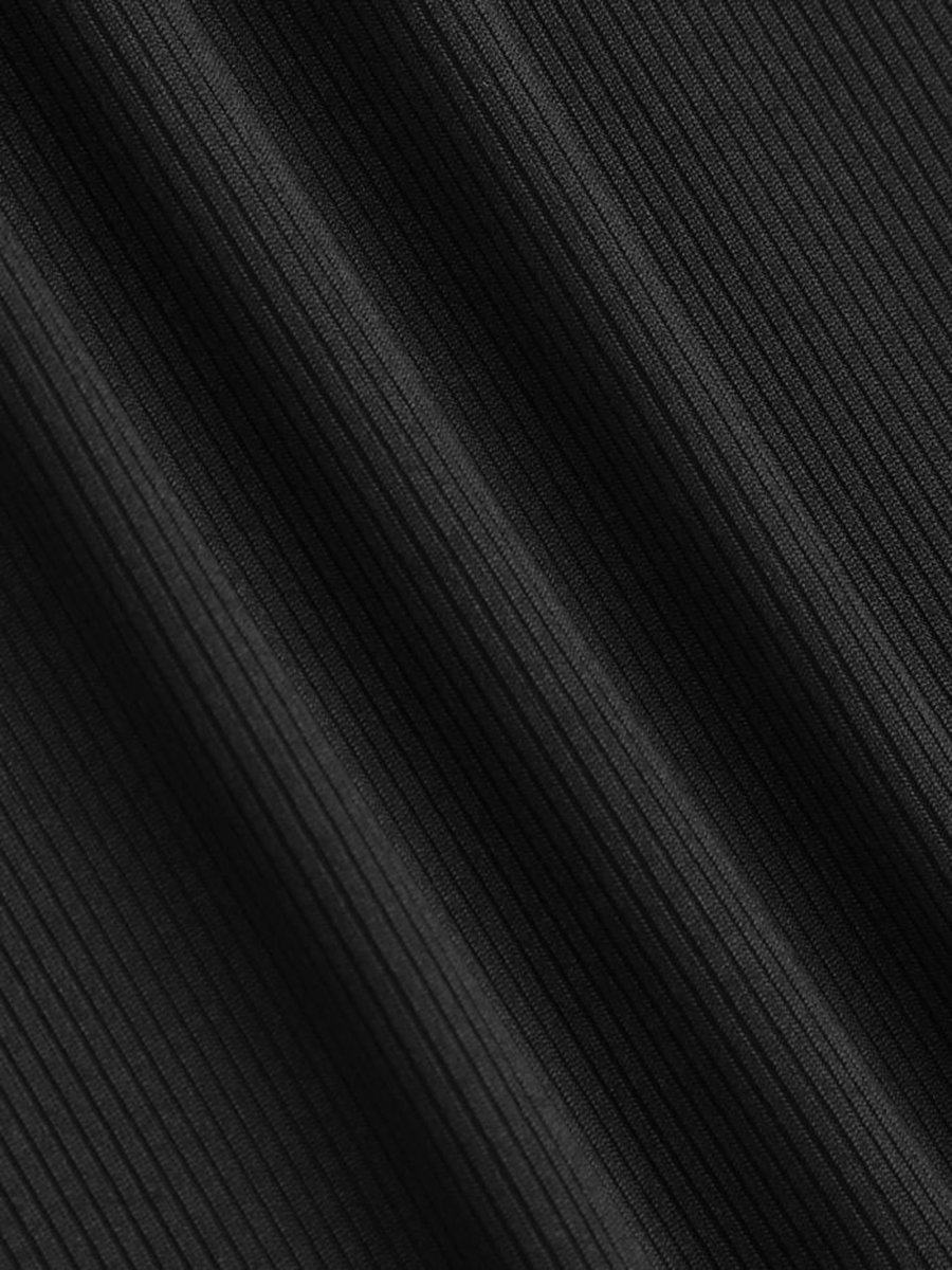 Jersey V-Neck Solid Ruched Bodysuit