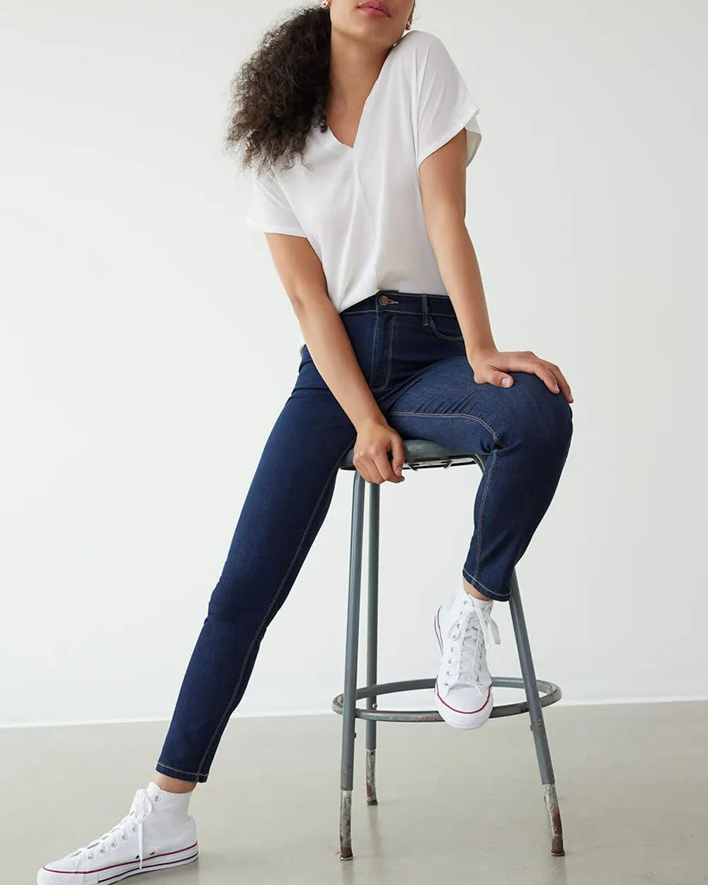 Skinny-Leg High-Rise Jean  Signature