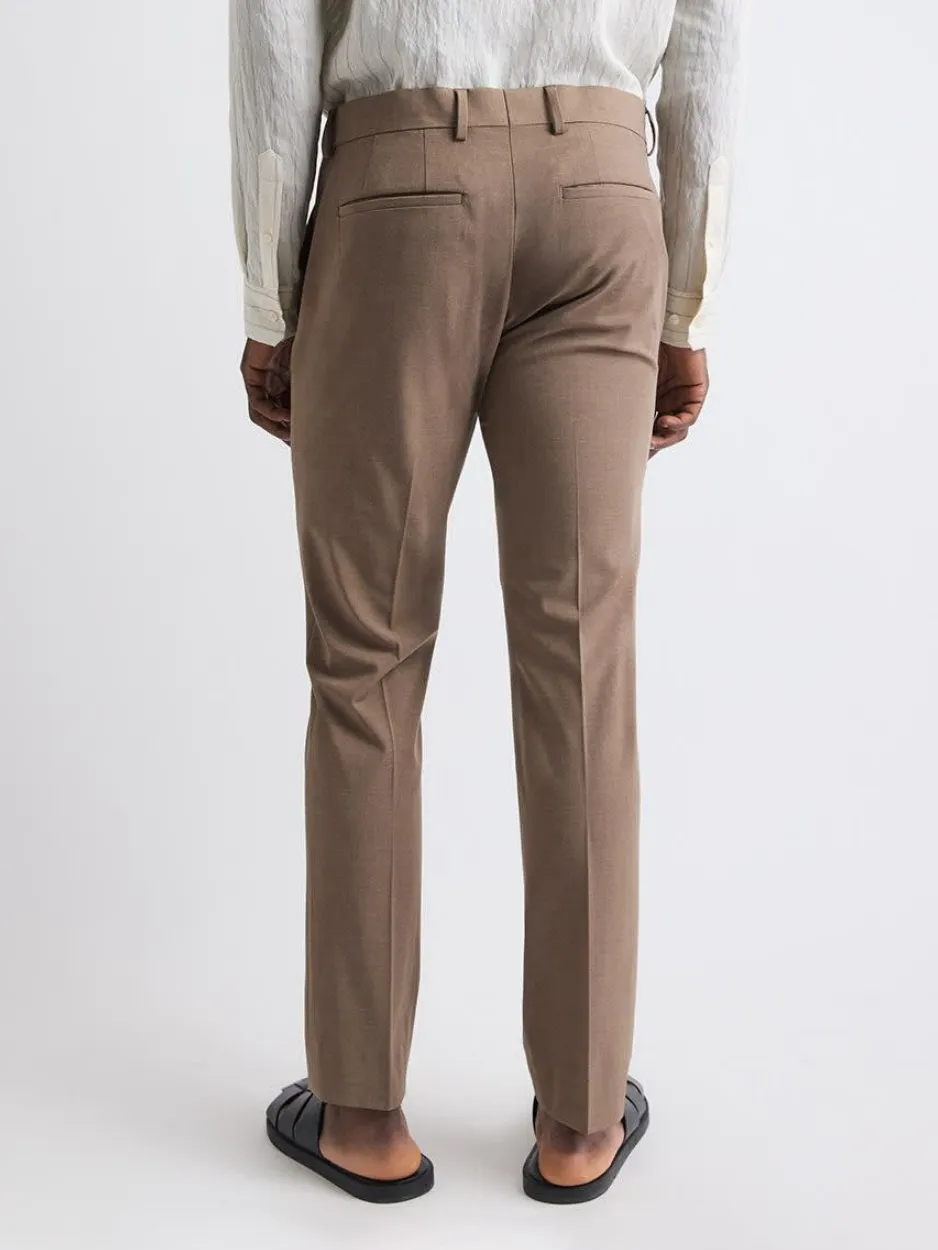 Rose taupe Slim-Fit Suit Pant