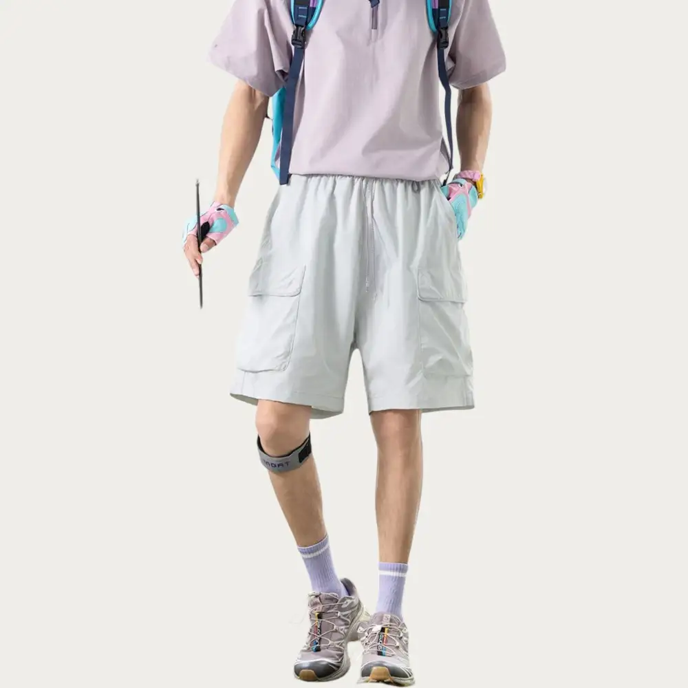 Tailored Drawstring Pocketed Lightweight Men's Athletic Shorts