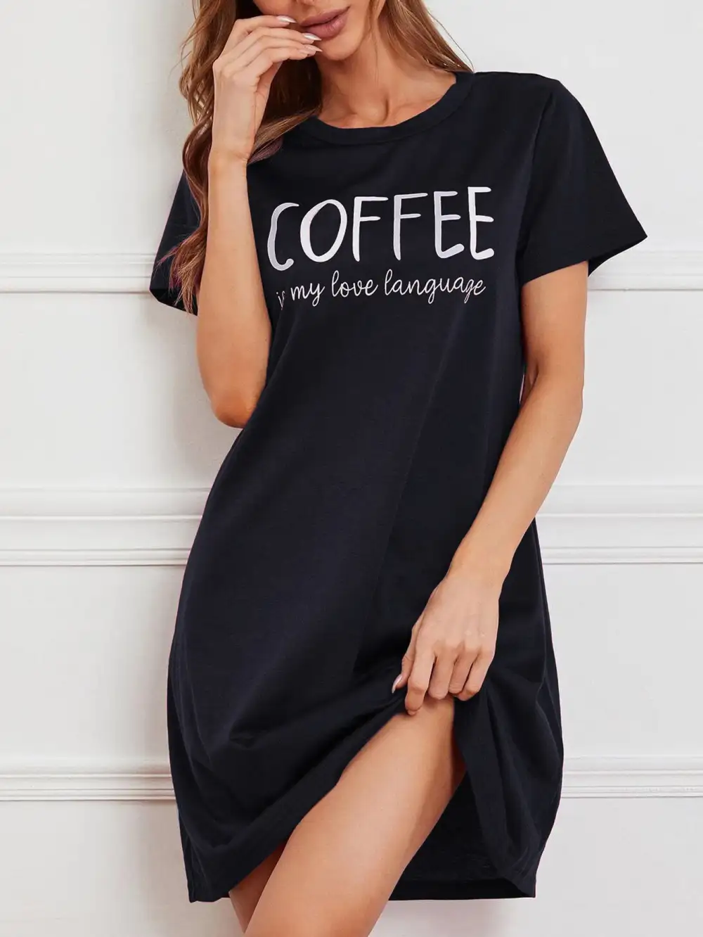 Coffee Is My Love Language Nightgown