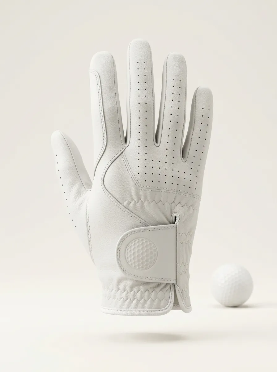 Practice Embossed Leather Golf Glove