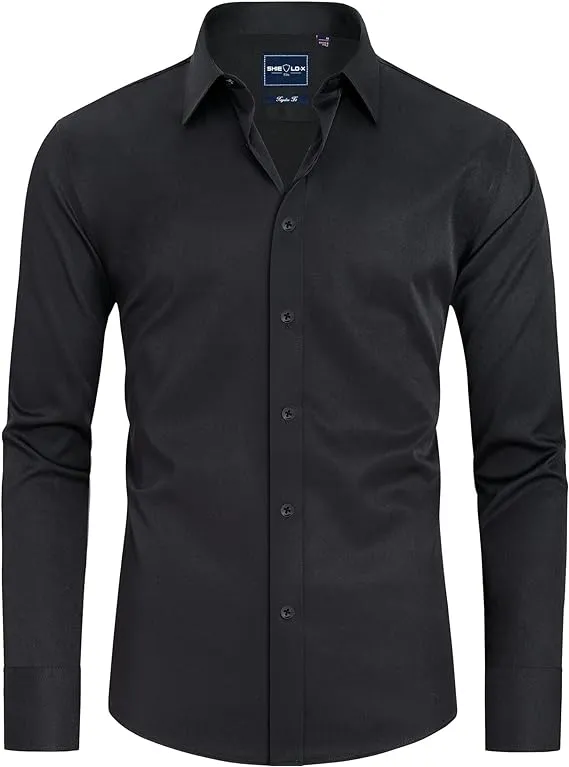 Men's Formal Long-sleeved Button-down Shirt