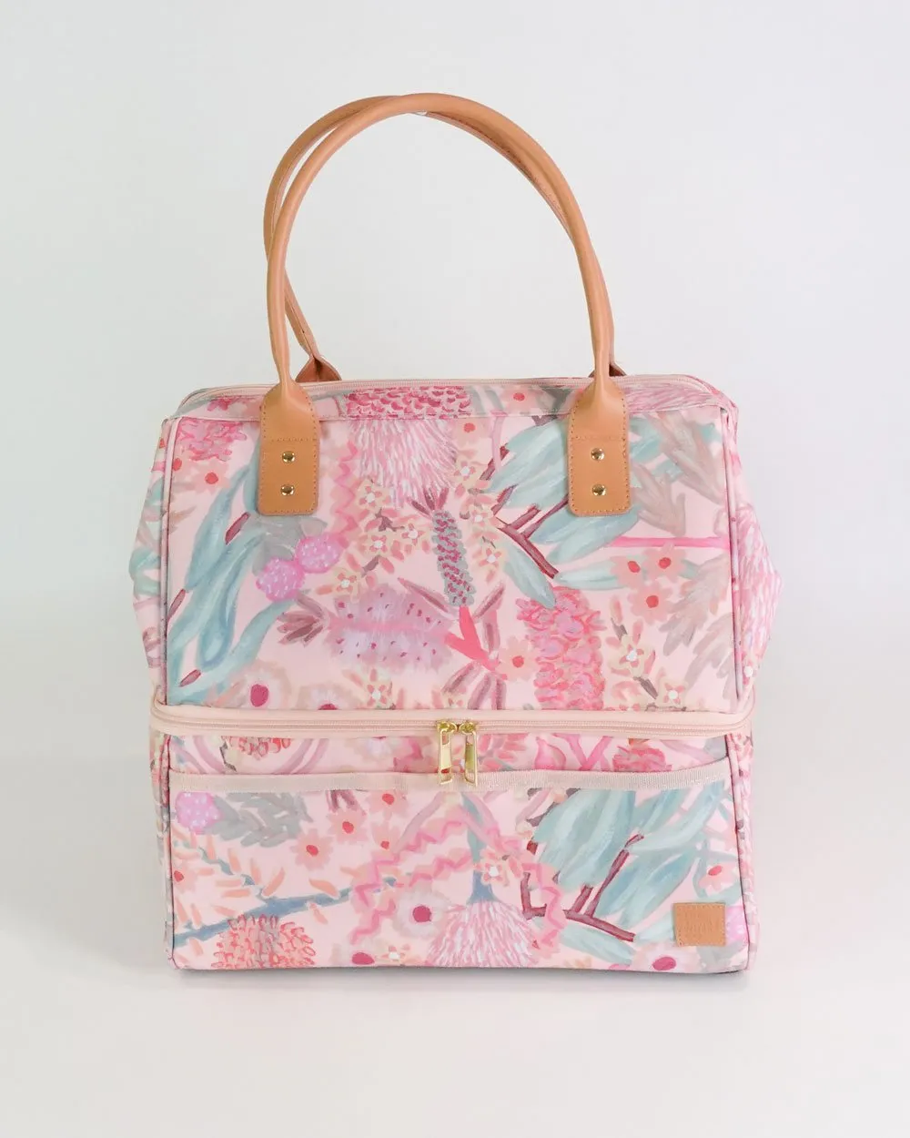Floral Carry Cooler Bag For Outings