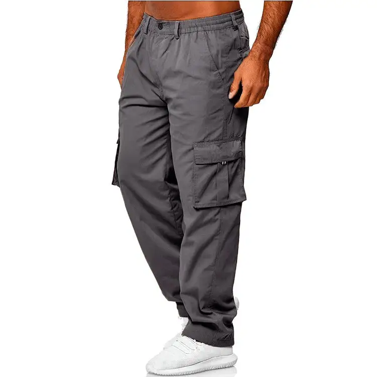 Comfortable Men's Cargo Pants with Multiple Pockets
