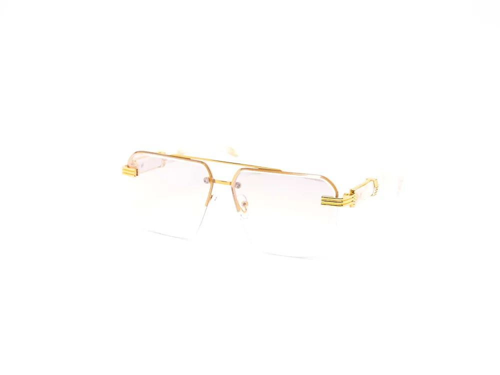 12-Pack Modern Rimless Aviator Gradient Sunglasses