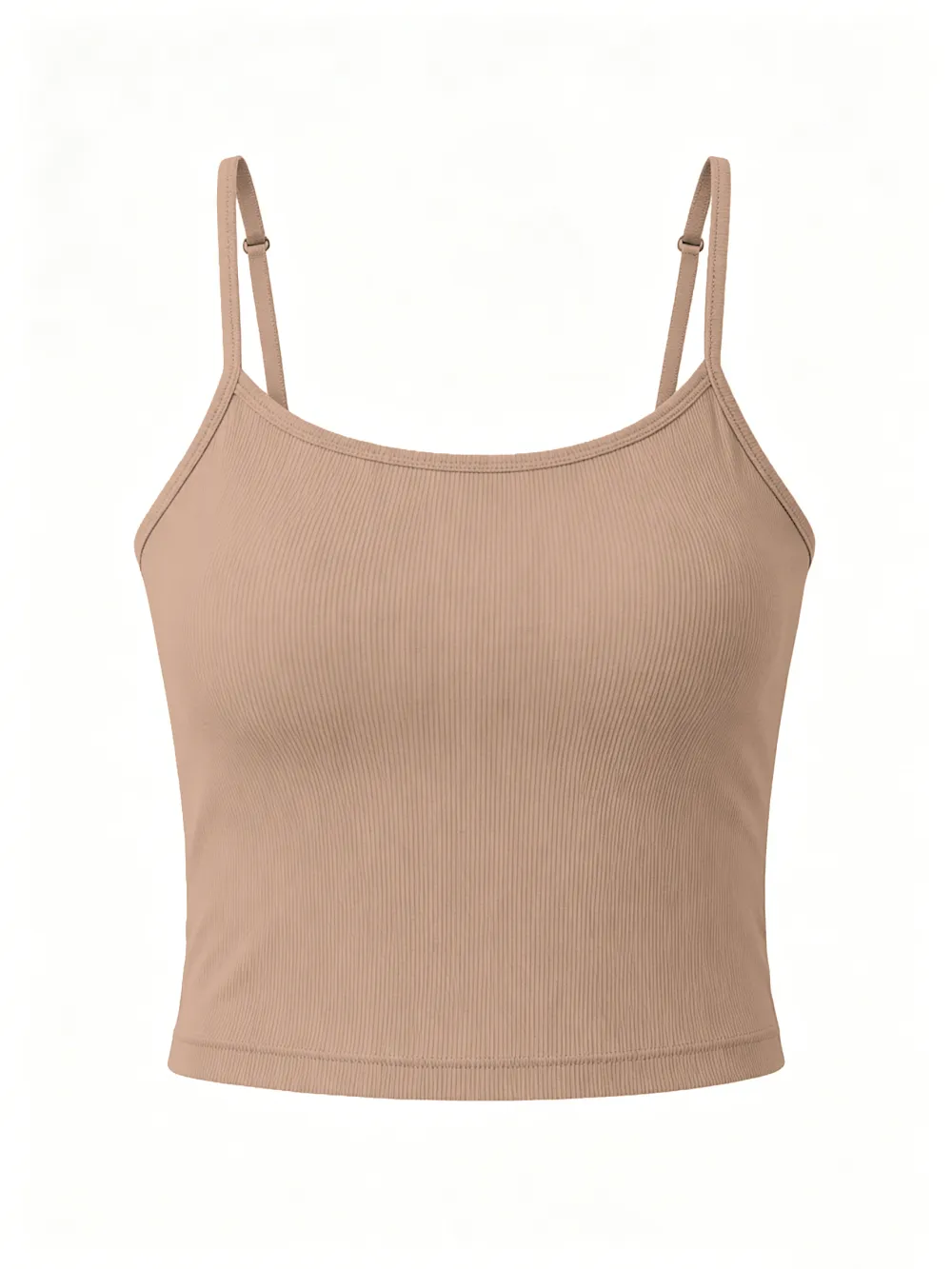 Women's Solid Ribbed Cami Tank Top