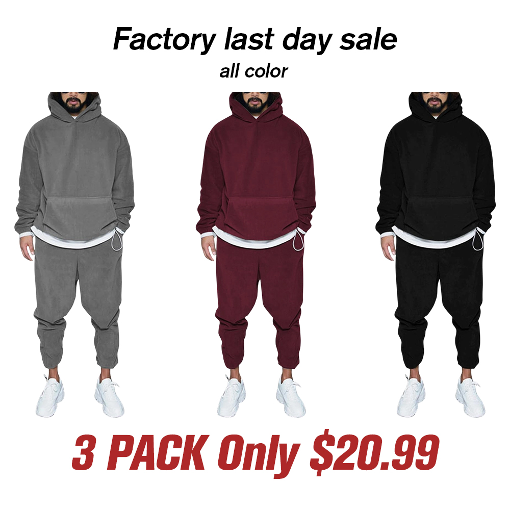 Mens 2 Piece Polar Fleece Tracksuits