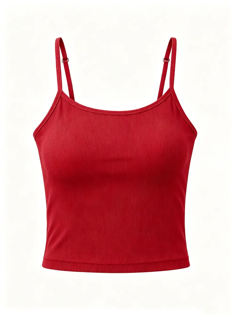 Women's Solid Ribbed Cami Tank Top