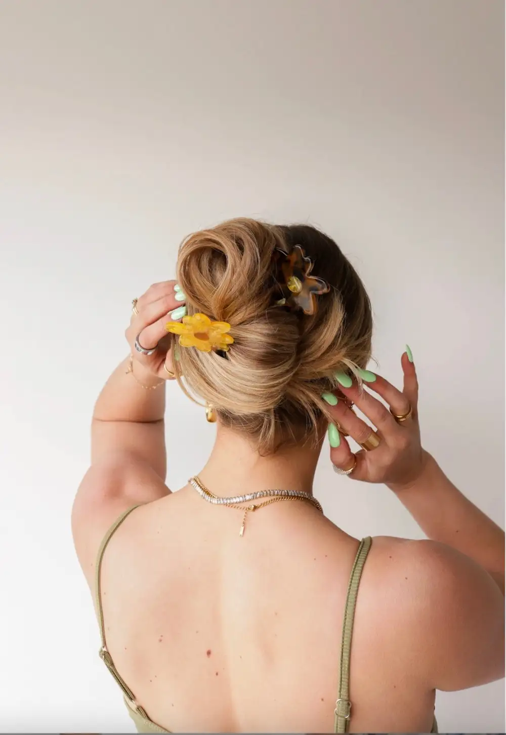 Flower French Hair Pins Hair Clip
