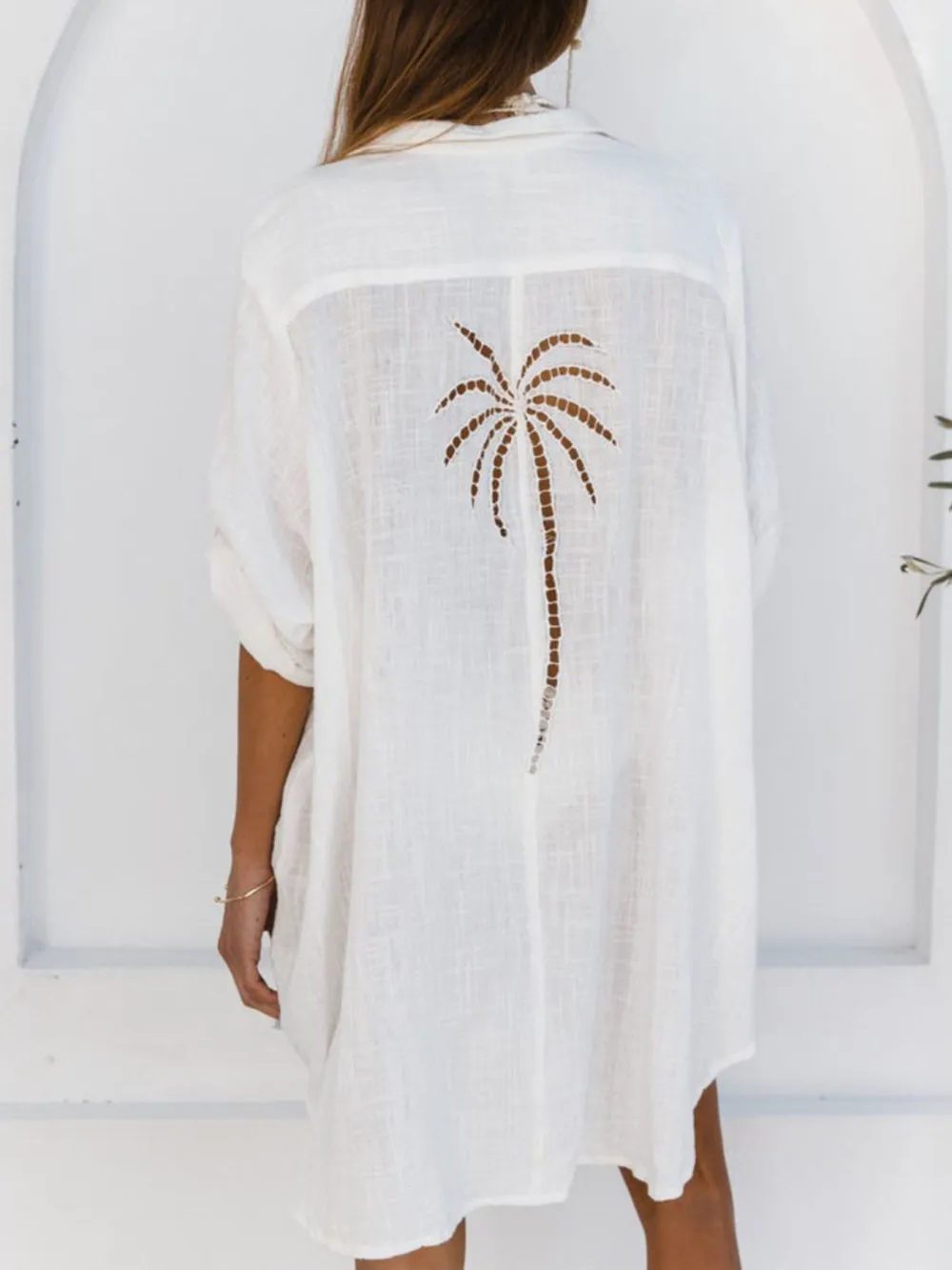 Button Front Shirt Dress
