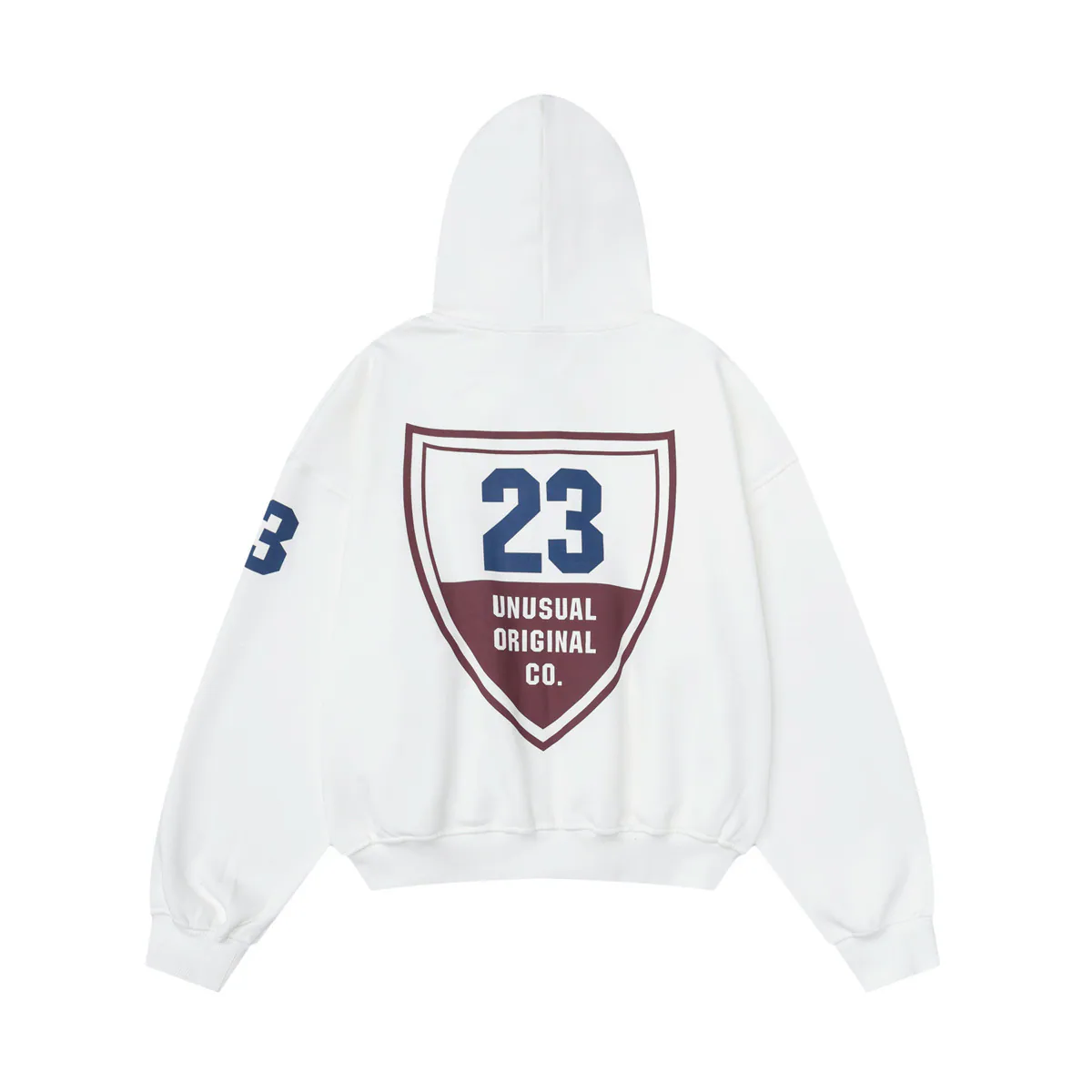 Layered-Look Fleece Hoodie